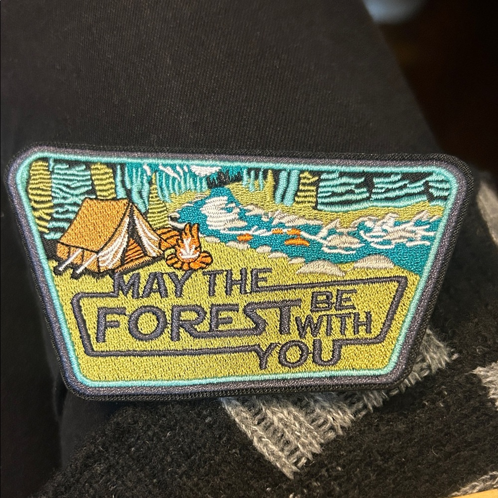 Forest Camping Embroidered Patch